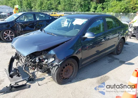 2008 Volkswagen Jetta S из США, поврежденный, VIN 3VWJZ71K28M128412